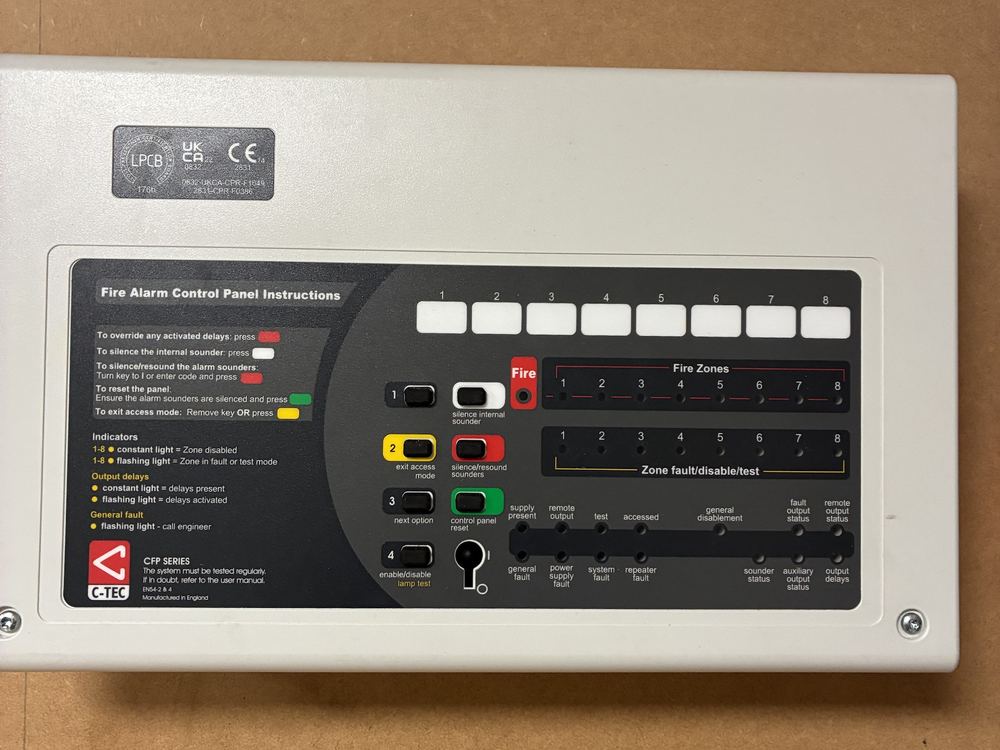 Fire alarm control panel